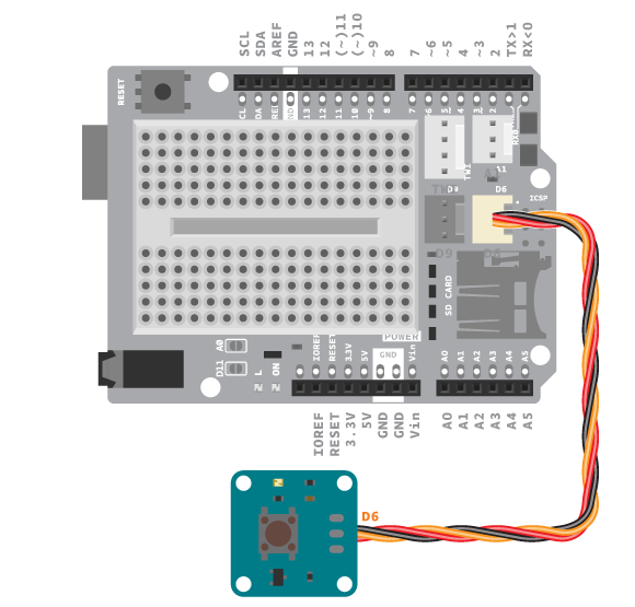 Attach the Arduino Education Shield onto the top of the control board ...